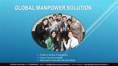 Global Manpower Solution Consultant Recruitment Firm And Staffing