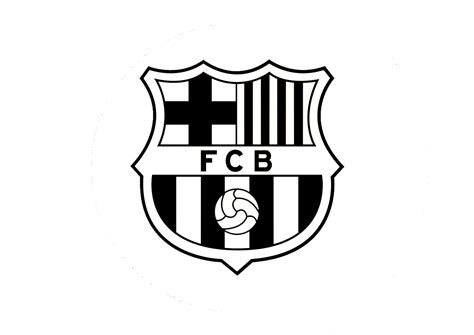 Black And White Fc Barcelona Logo Png Fc Barcelona Barcelona Tattoo