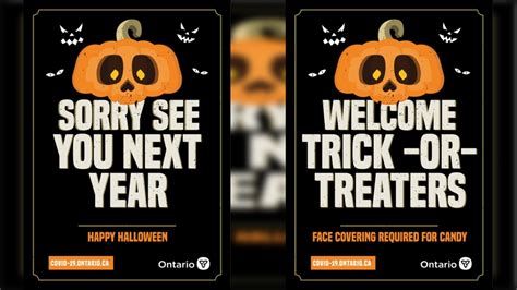 Open For Trick Or Treaters Posters Can Let Kids Know If Homes Offering