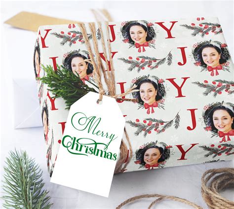 Photo Christmas Wrapping Paper Photo Wrapping Paper Custom Wrapping