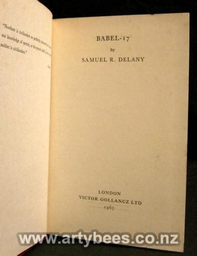 babel 17 by delany samuel r good hardcover 1967 first uk edition and first hardback