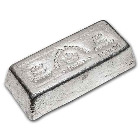 Buy 100 Oz Silver Bar Monarch Precious Metals Apmex
