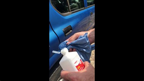 how to remove pine tar pine sap from your car youtube