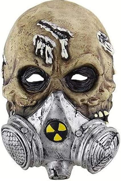 Scary Adult Latex Skull Gas Halloweenmask Horror Full Head