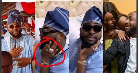 Davido Steps Out For The First Time For His Uncles Inauguration