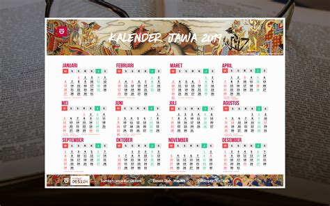 Download Kalender Jawa 2019  Png Pdf Vector Kalender