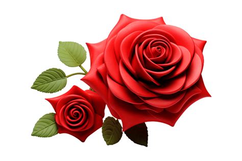 Red Rose Png Image 3d Rendering 27291977 Png