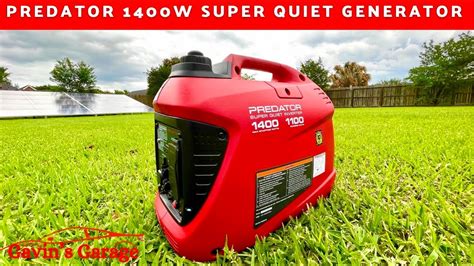 Harbor Freight Predator 1400 Watts Super Quiet Inverter Generator With Co Secure Unboxing And