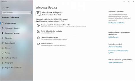 Microsoft Nasypal Opravy Do Windows 10 Insider Preview „19h1 I „20h1