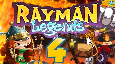 Lets Play Rayman Legends Part 4 Castle Rock Youtube