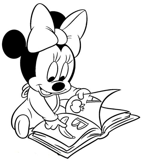 Dibujos De Minnie Mouse Para Colorear Para Ni Os