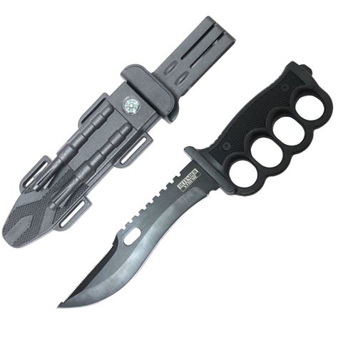 Defender Xtreme 13 Trench Knife Serrated Top Edge