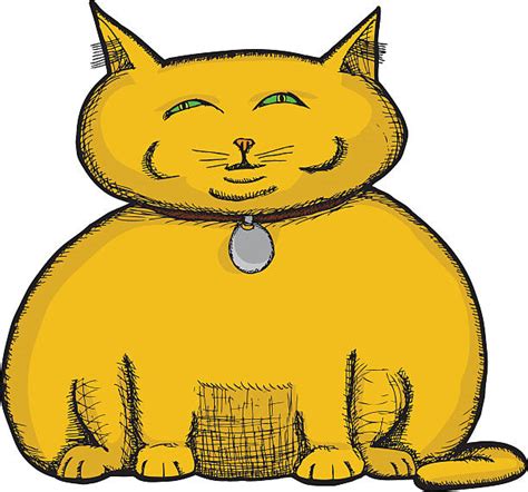 Royalty Free Fat Cat Clip Art Vector Images And Illustrations Istock