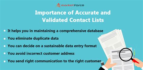 Importance Of Accurate And Validated Contact Lists