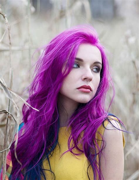30 idéias maravilhosas de cor de cabelo roxa bacana