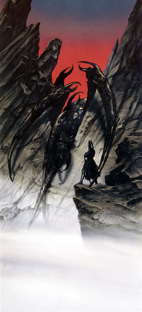 The Lord Of The Rings John Howe Art Morgoth Speaks To The Ungoliant