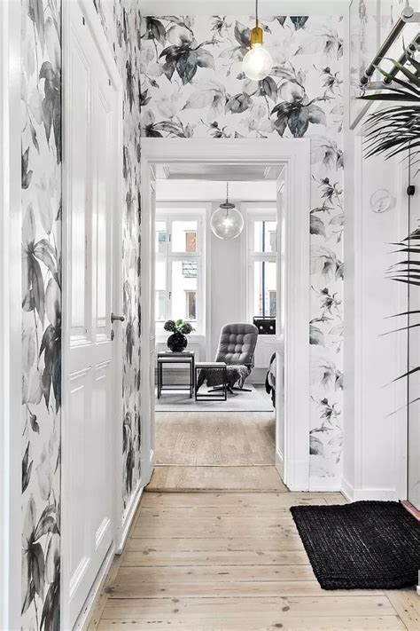 Villa Flora Wallpaper By Sandpiper Studio Home Hallway Wallpaper