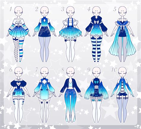 Outfit Adoptable Batch 87 Closed By Minty Mango On Deviantart