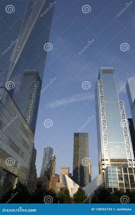 New York City Manhattan Office Buildings Editorial Stock Image Image