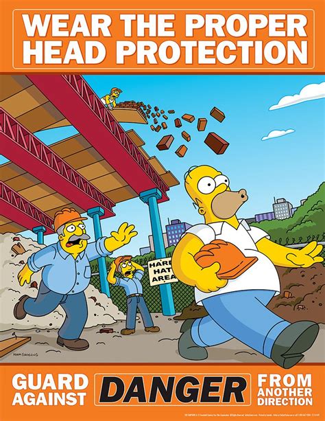 Simpson s Safety Posters Imgur Imágenes de seguridad Carteles de