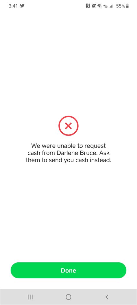Cash app is free to use for sending, receiving, and transferring money using a debit card or bank account. Getting error when requesting, why? : CashApp