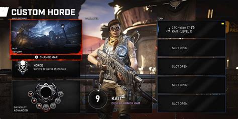 Gears 5 How To Change Horde Difficulty