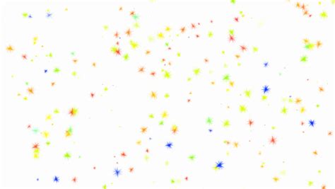 Multi Colored Twinkling Little Stars Abstract Stock Footage Video 100