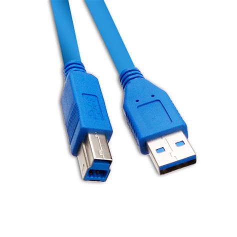 10ft Blue Usb 30 Printerdevice Cable Type A To B Male