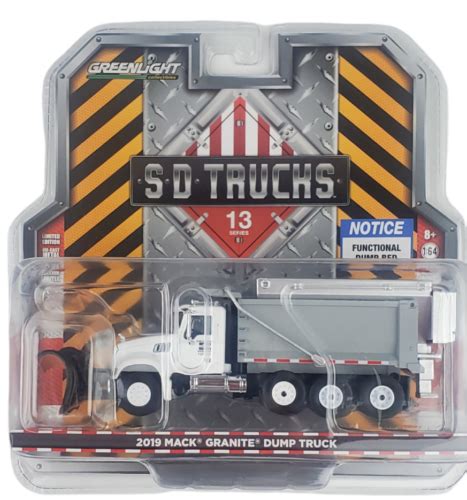 164 Greenlight Sd Trucks Series 13 2019 Mack Granite Dump Truck With