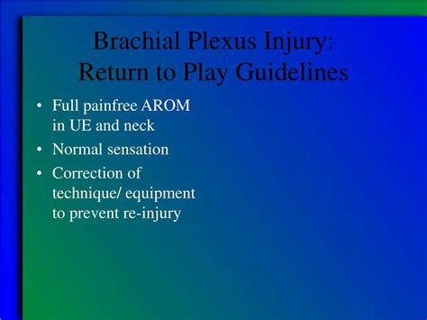 Ppt Brachial Plexus Injuries Powerpoint Presentation Free Download