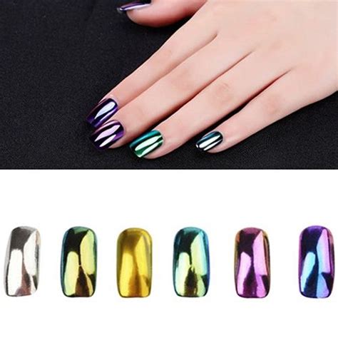 1gbox Mirror Nail Glitter Powder Dust Nail Art Diy Shinning Chrome