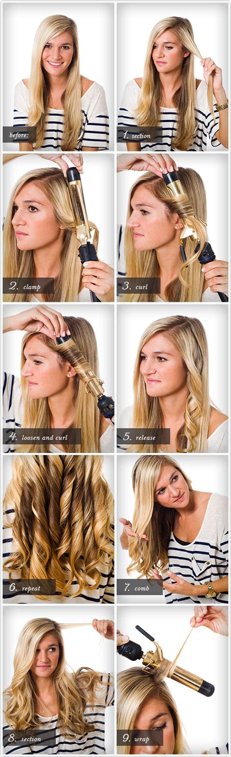 Quick Way To Curl Hair With Curling Iron