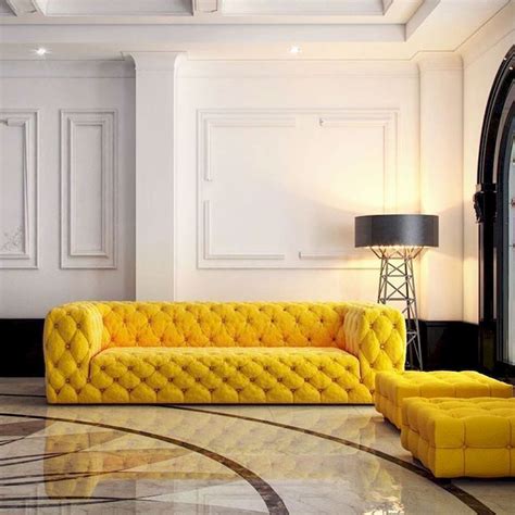 75 Beautiful Yellow Sofa For Living Room Decor Ideas Decoradeas