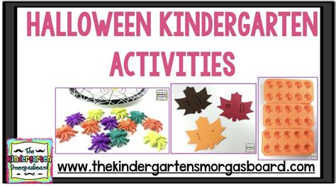 Halloween Kindergarten Activities For Math And Literacy The