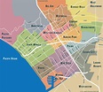Beverly Hills California Map - World Map Gray