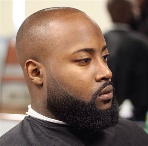 In this style, all of the hair flows together, and both the hair and the beard are focal points. Clean all over, faded beard. | Black Men Haircuts ...