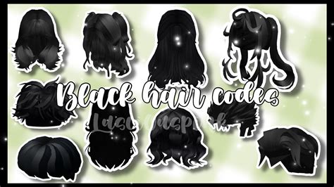 Aesthetic Black Hair Codes For Robloxbloxburg Youtube