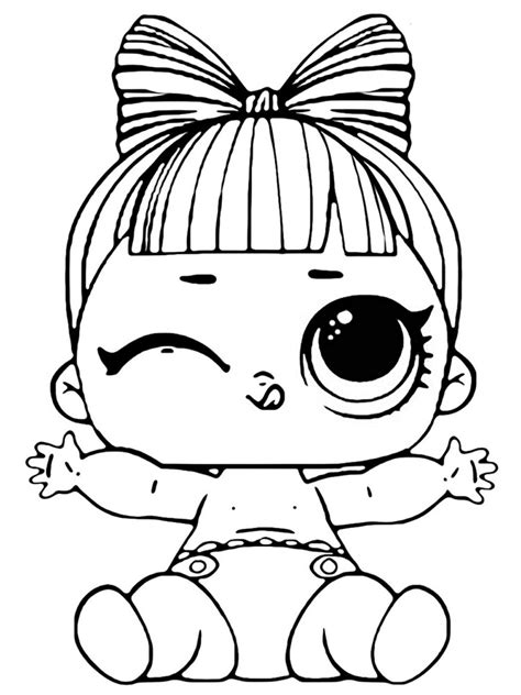 Baby Lol Surprise Coloring Pages Download And Print Baby Lol Surprise