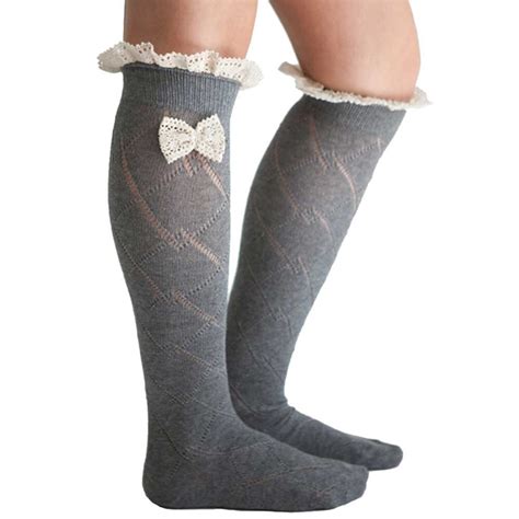 Popular Gray Knee Socks Buy Cheap Gray Knee Socks Lots From China Gray Knee Socks Suppliers On