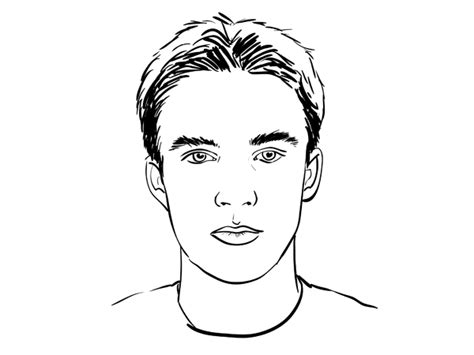 How To Draw A Face Male