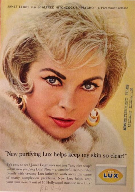 Janet Leigh Star Of Psycho New Purifying Lux Helps Keep My Skin So