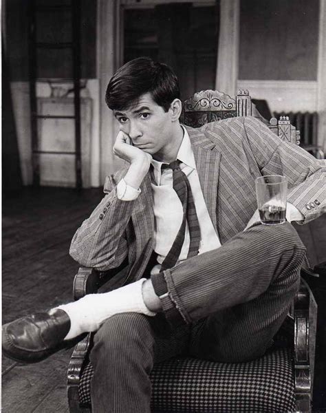 Harold On Broadway In 1962 Anthony Perkins Streetwear Inspiration Norman Bates