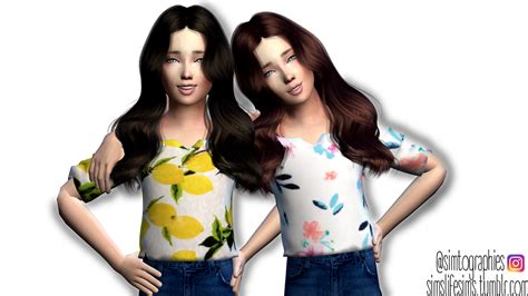 Sims Life Sims Child Collection Part 1 Female By Simtographies