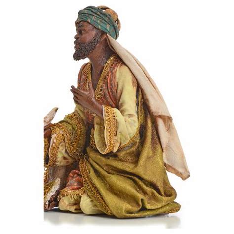 Nativity Scene Ethiopian Wise Man 18cm Angela Tripi Online Sales On
