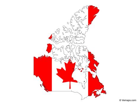 Canada Flags And Maps Powerpoint Templates