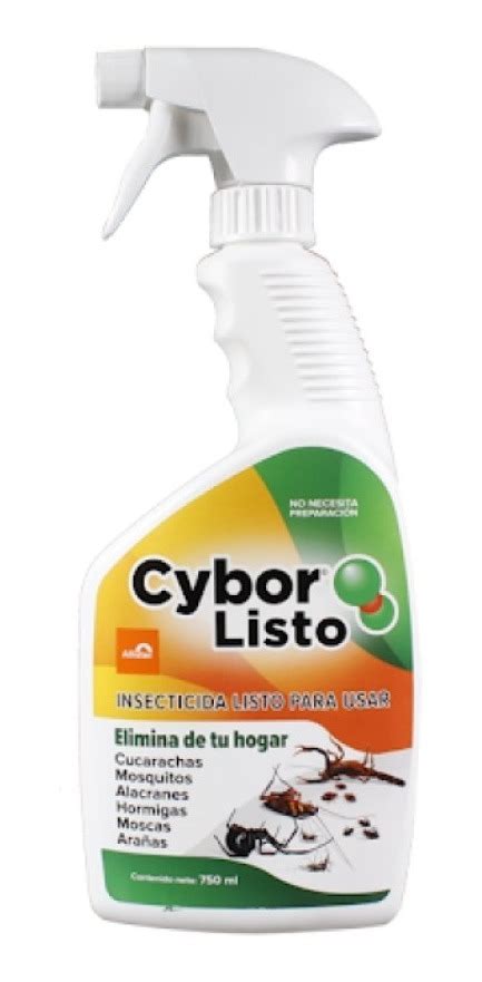 Cybor Insecticida Listo Para Usar 750ml Cipermetrina Plagas Vinde