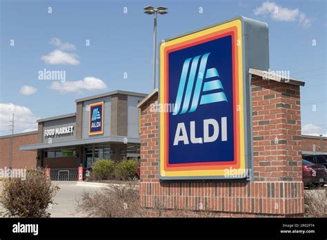 Warsaw - Circa May 2023: Aldi Discount Supermarket. Aldi sells a range