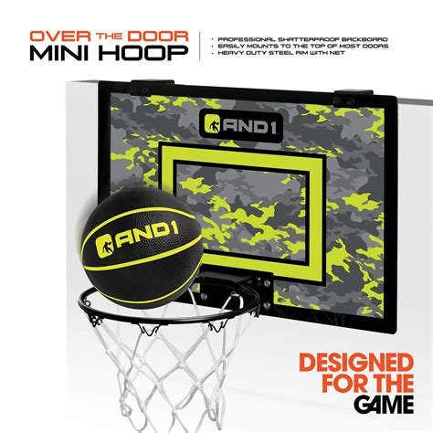 And1 Over The Door Mini Hoop 18 X12 Easy To Install Portable