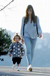 Jessica Biel walks hand in hand with adorable son Silas | Daily Mail Online