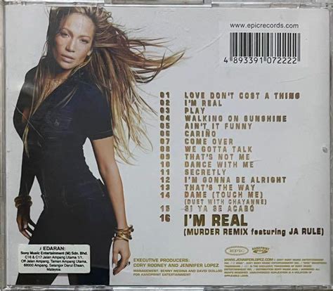 Cd Jennifer Lopez Jlo Hobbies And Toys Music And Media Cds And Dvds On